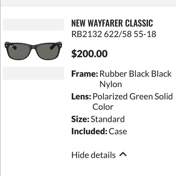 Ray-Ban | Accessories | Rayban Polarized Glasses New In  display picture 2
